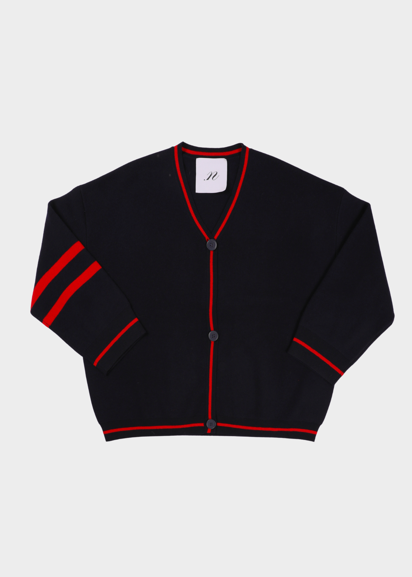 Benny Cardigan - Navy / Red