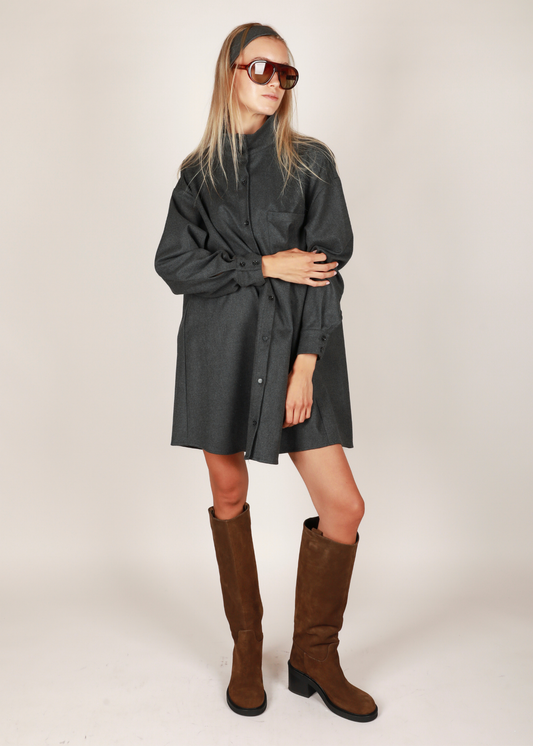 Bibi Mini Dress - Grey
