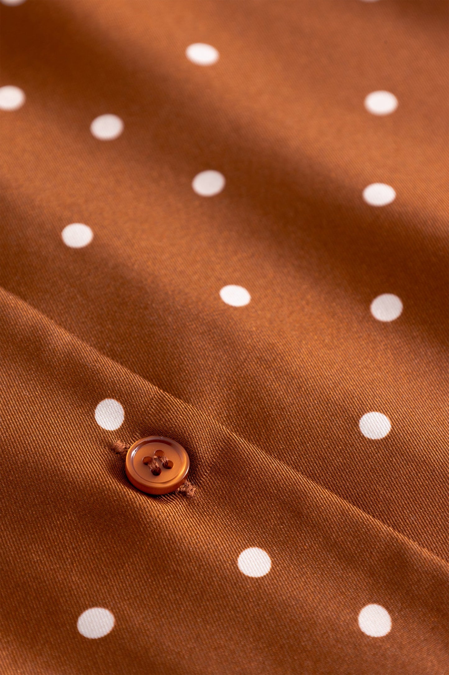 Birna Blouse - Dot Print Caramel