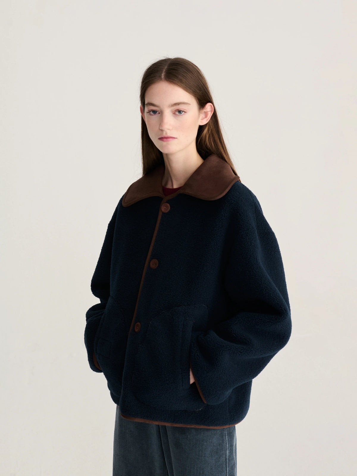 Reversible Soft Sherpa - Dark Brown