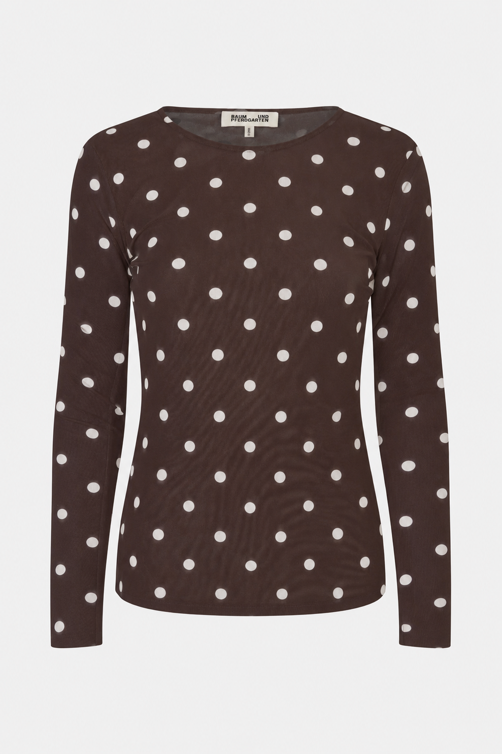 Jodie Top - Coffee Bean Dots