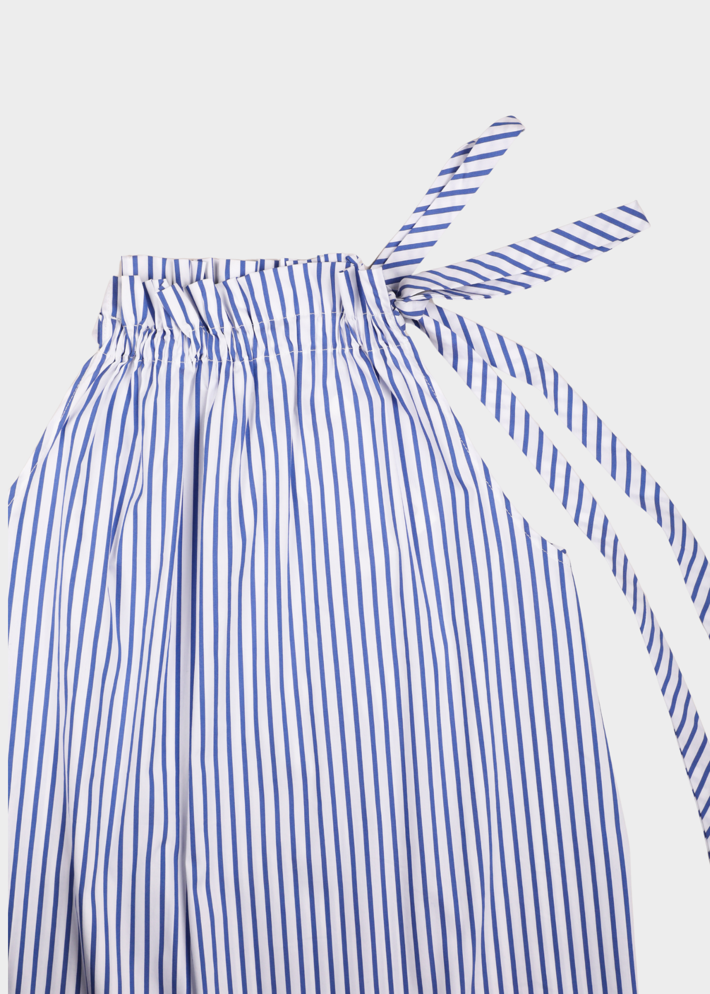 Clio Halter Top - Blue Stripe