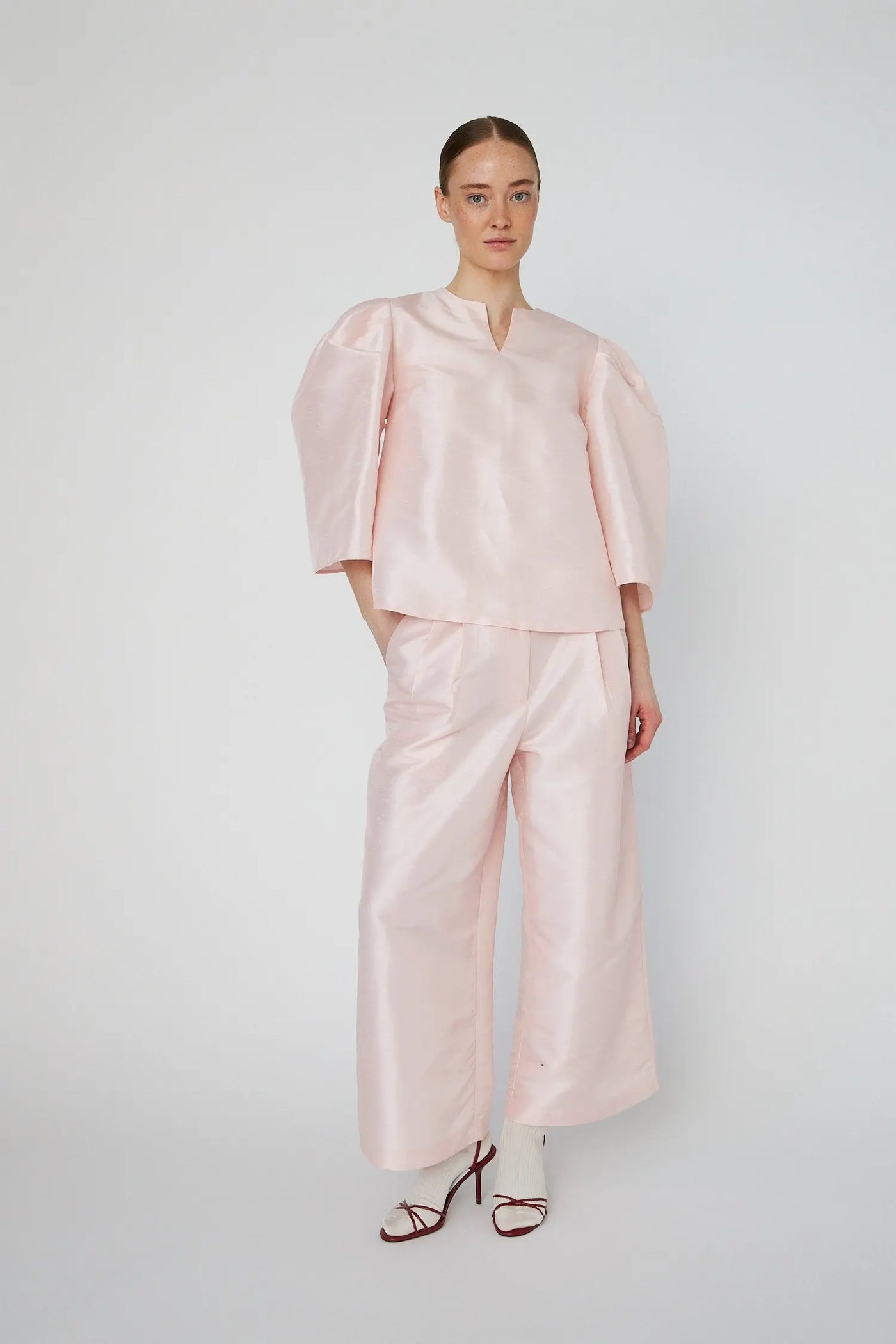 Crisp Blouse - Pale Pink