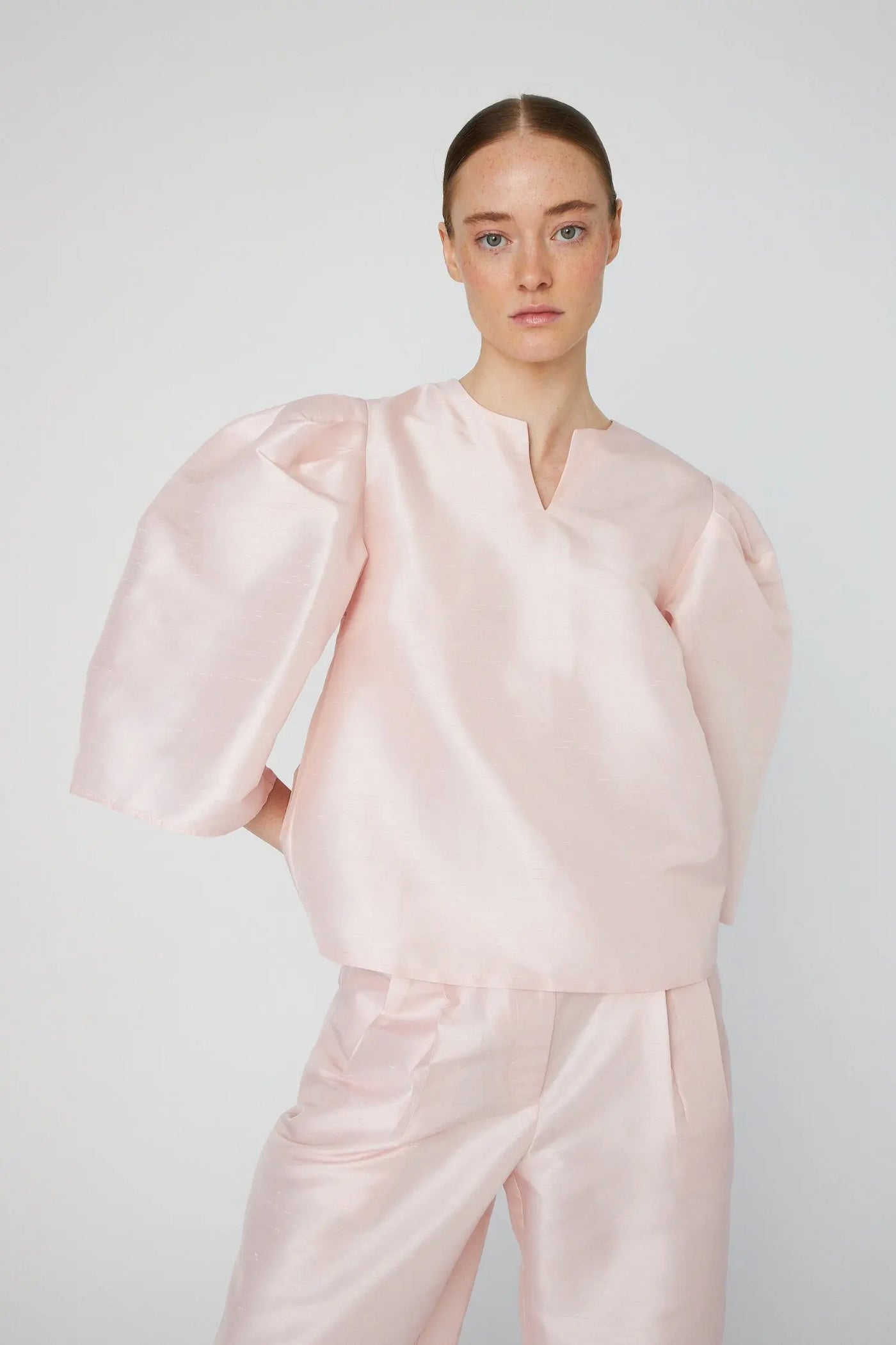 Crisp Blouse - Pale Pink