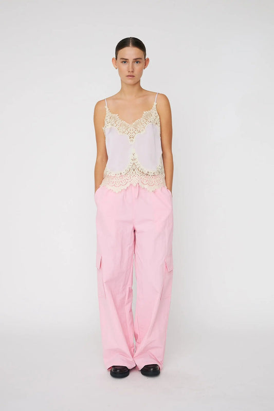 Delicate Lace Top - Light Purple
