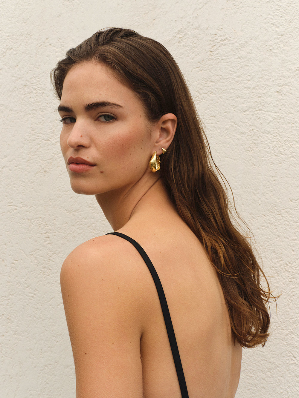 Edgy - Earring Gold