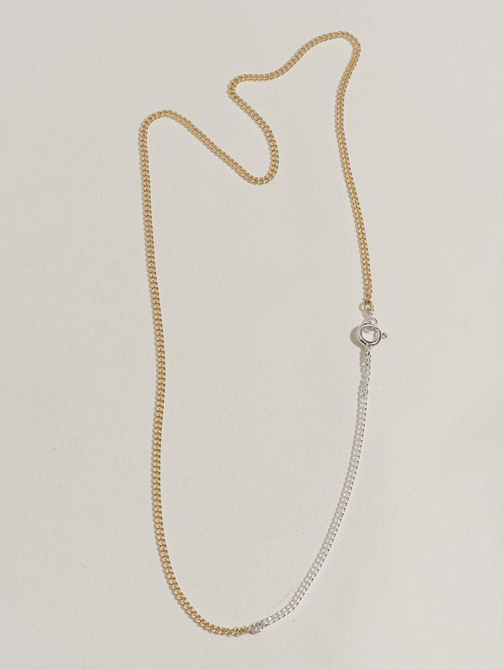 Gold loves silver - Necklace Gold