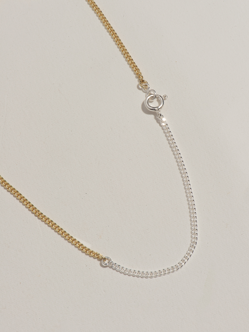 Gold loves silver - Necklace Gold