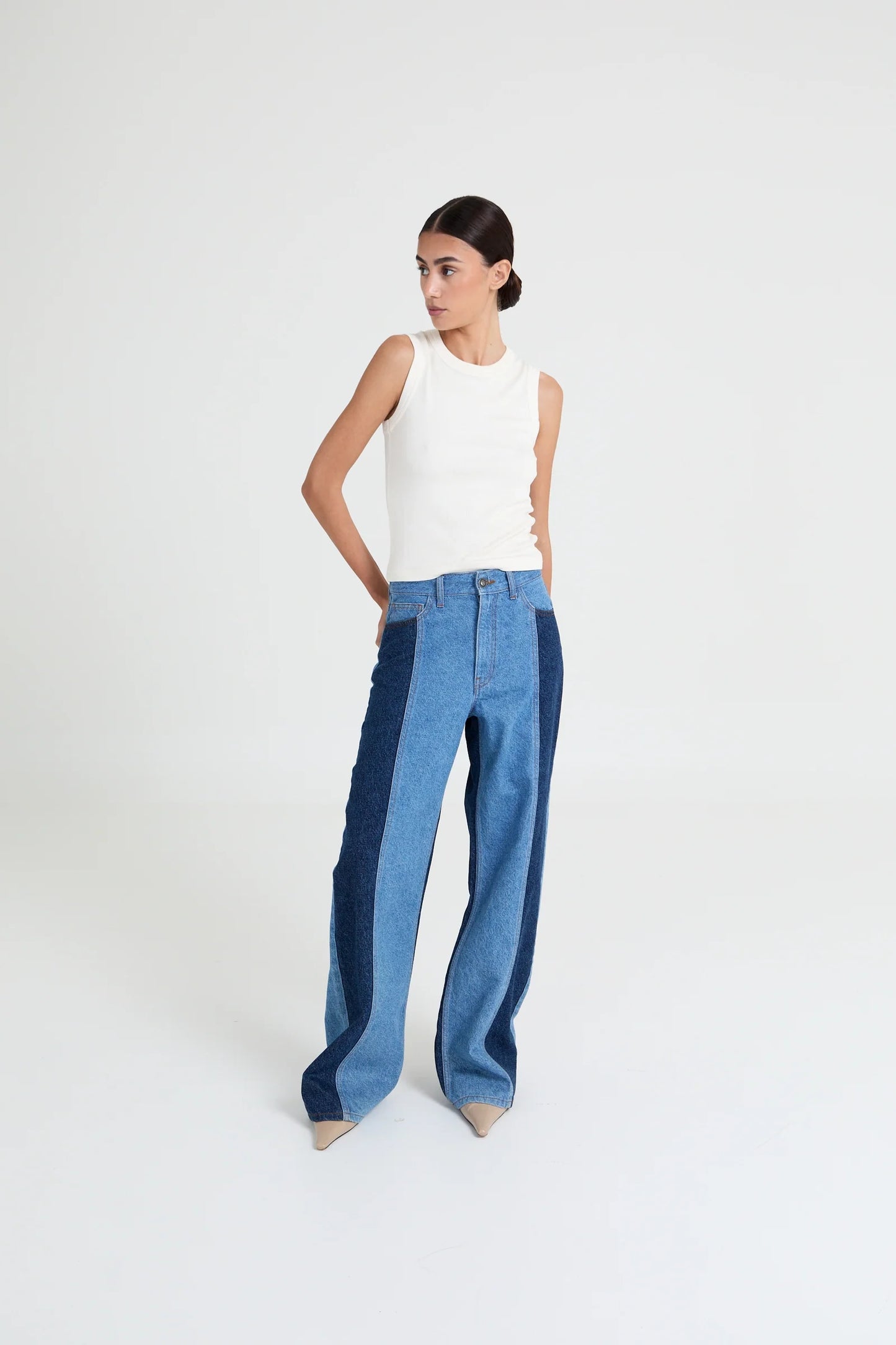 Joey Pants - Mid Light Blue