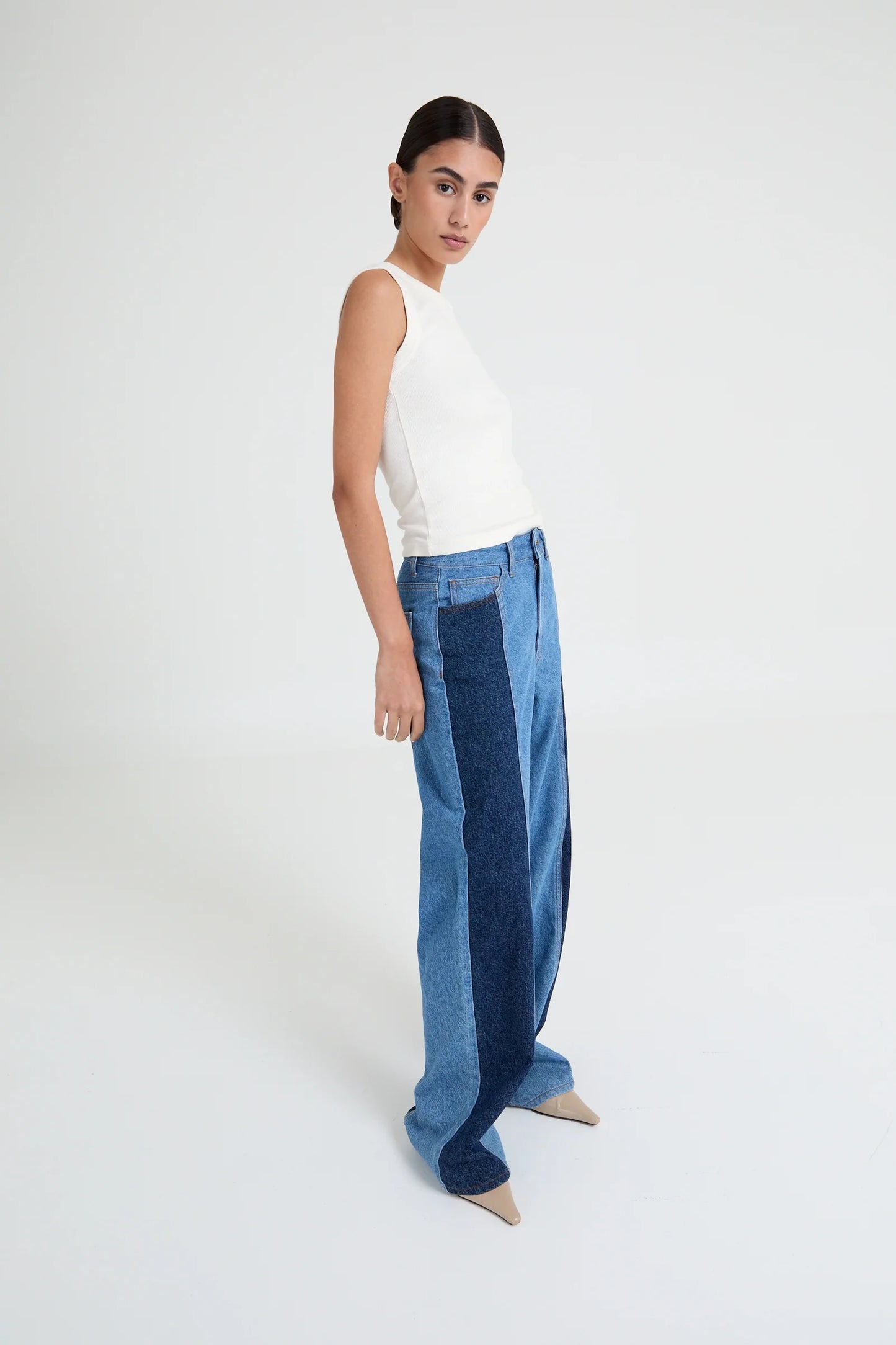 Joey Pants - Mid Light Blue