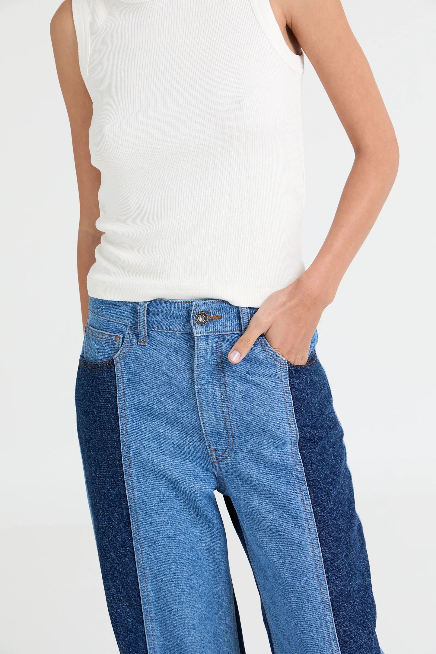 Joey Pants - Mid Light Blue