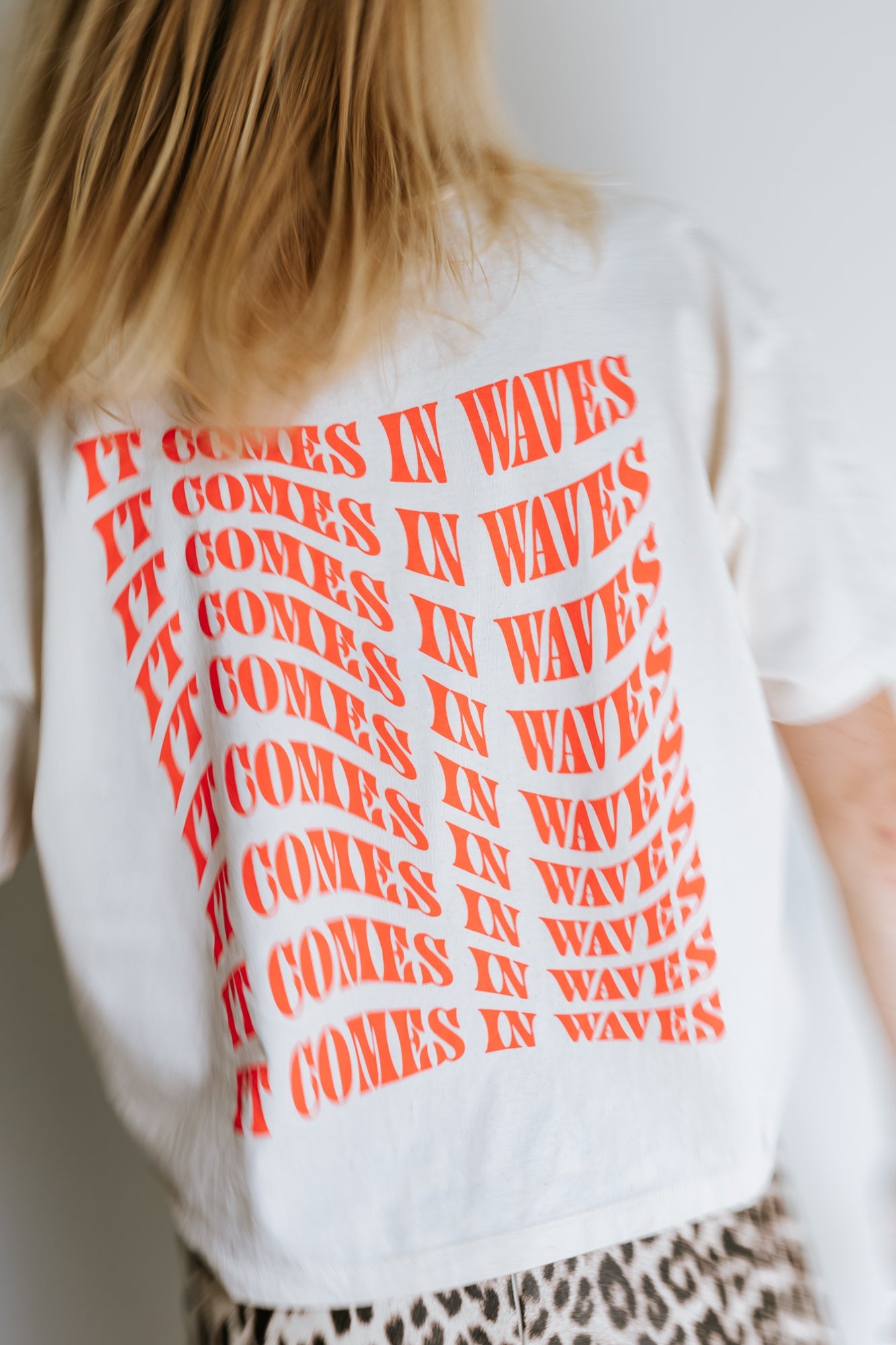 It Comes In Waves - Cream/Neon