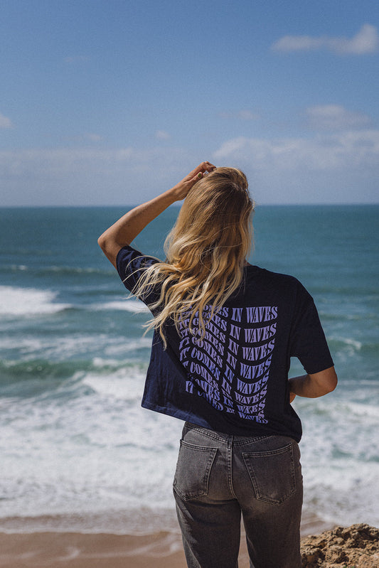 It Comes in Waves - Night Blue Lila
