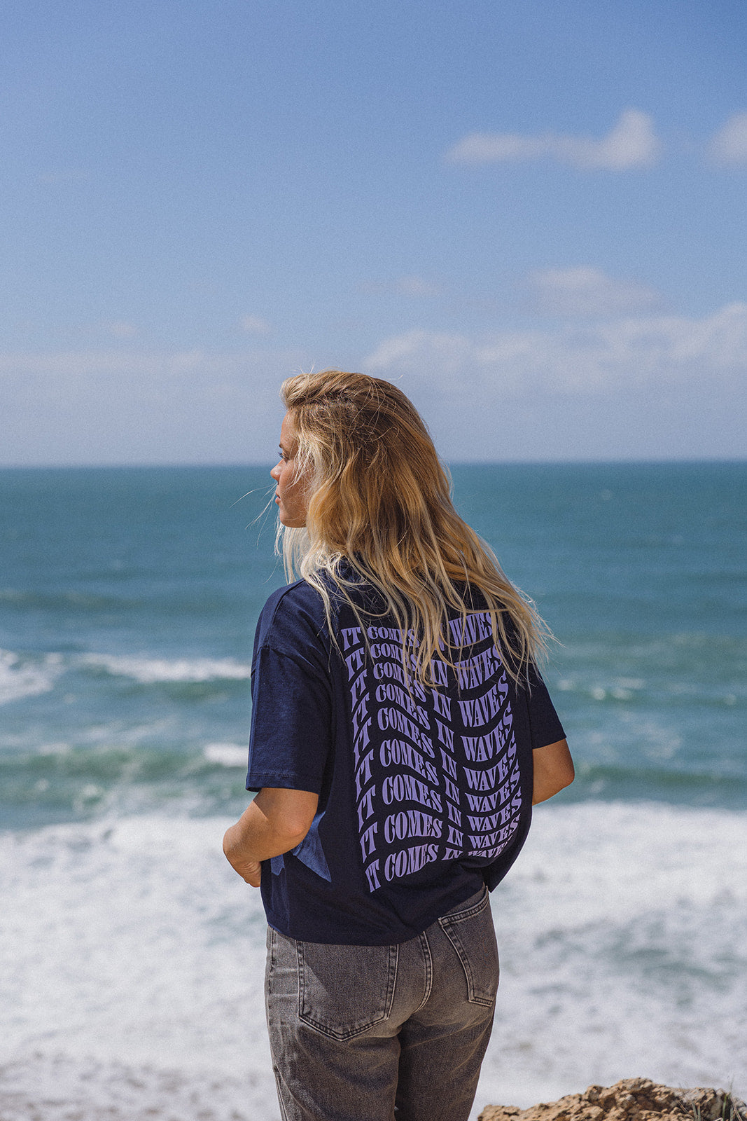 It Comes in Waves - Night Blue Lila