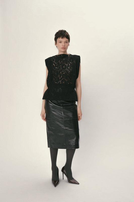 Lace Top - Black
