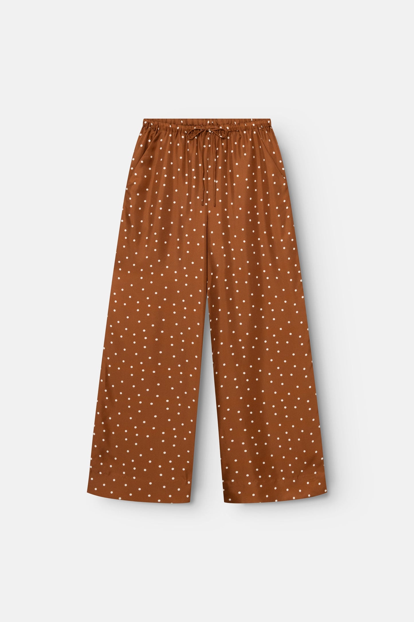 Lana Pants - Dot Print Caramel