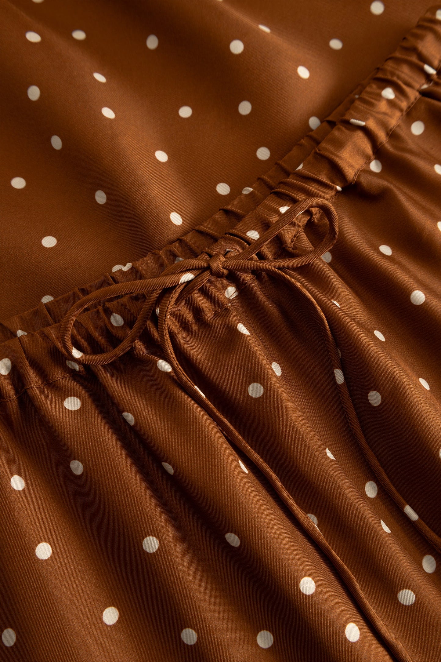 Lana Pants - Dot Print Caramel