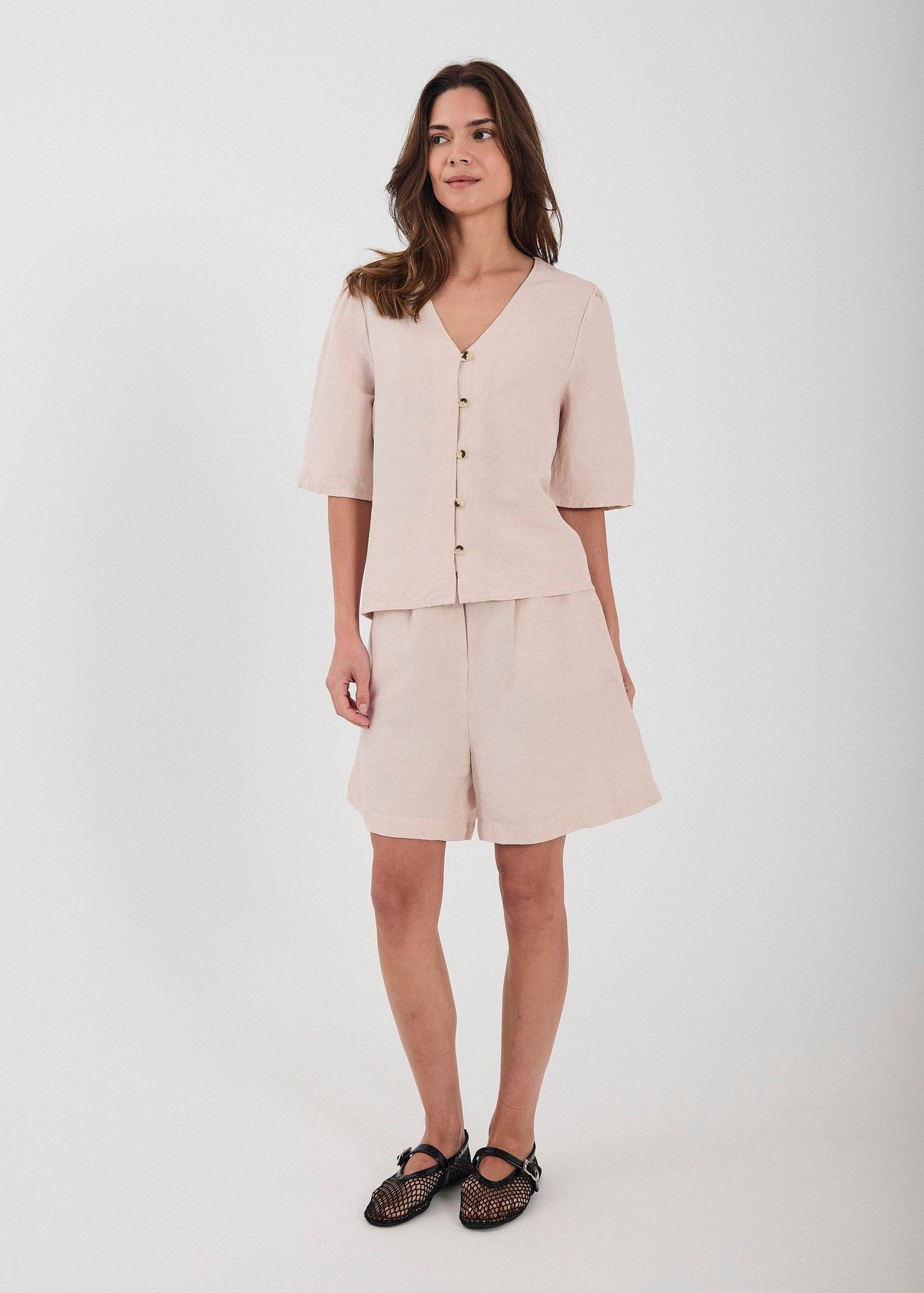 Lineo Shorts - Light Rose