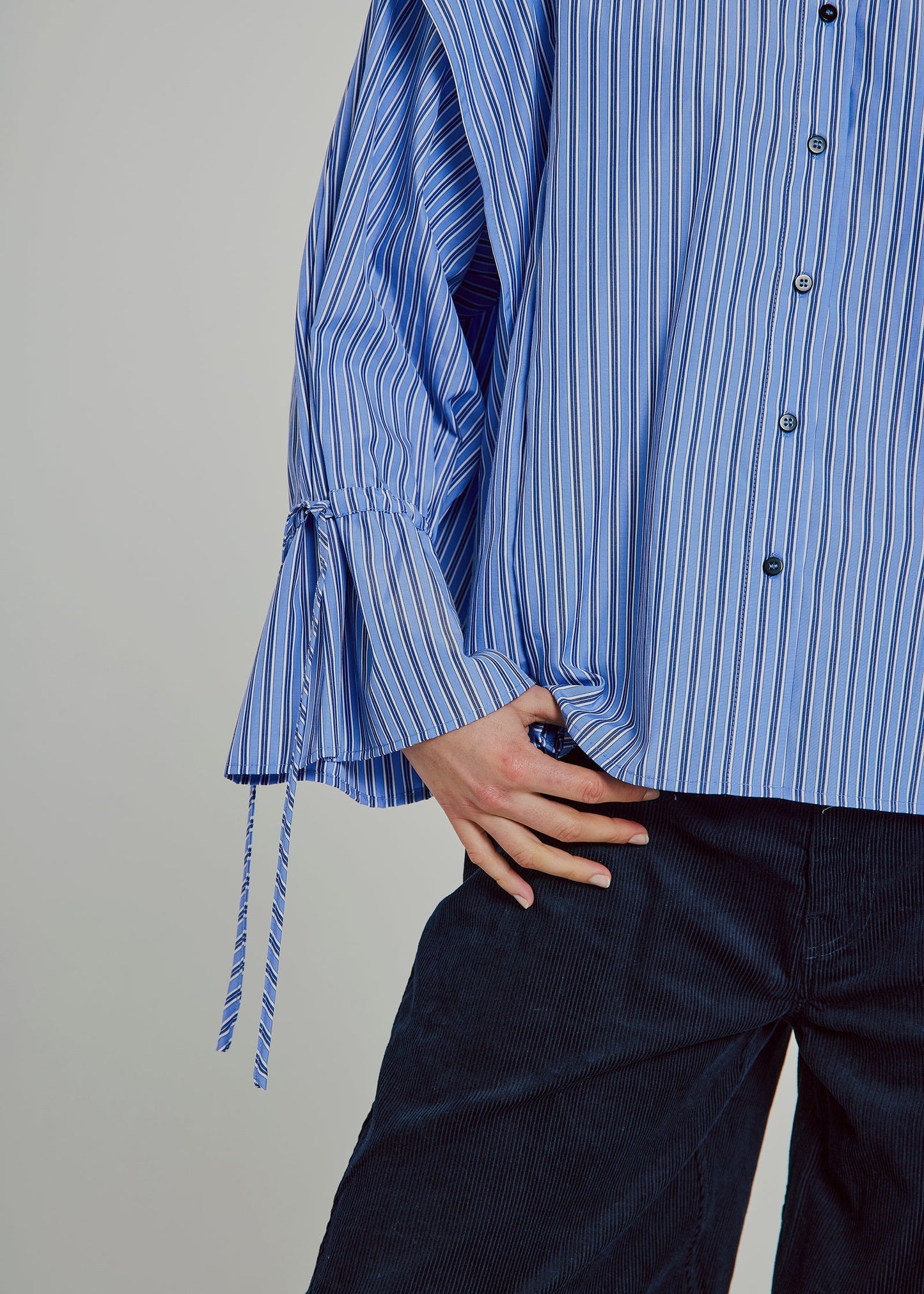 Marion Shirt - Blue Stripe