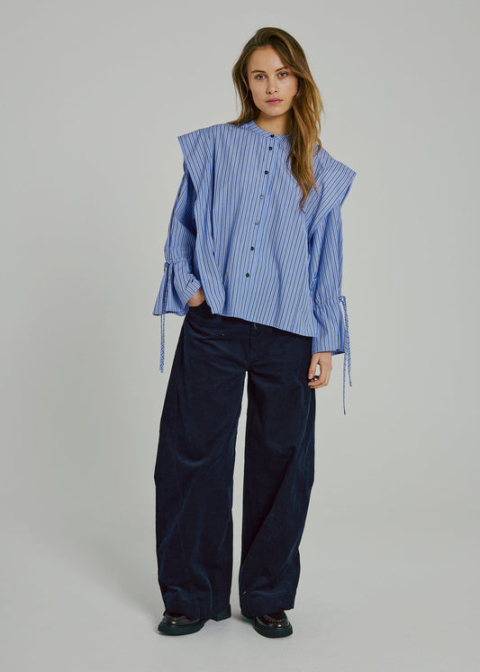 Marion Shirt - Blue Stripe