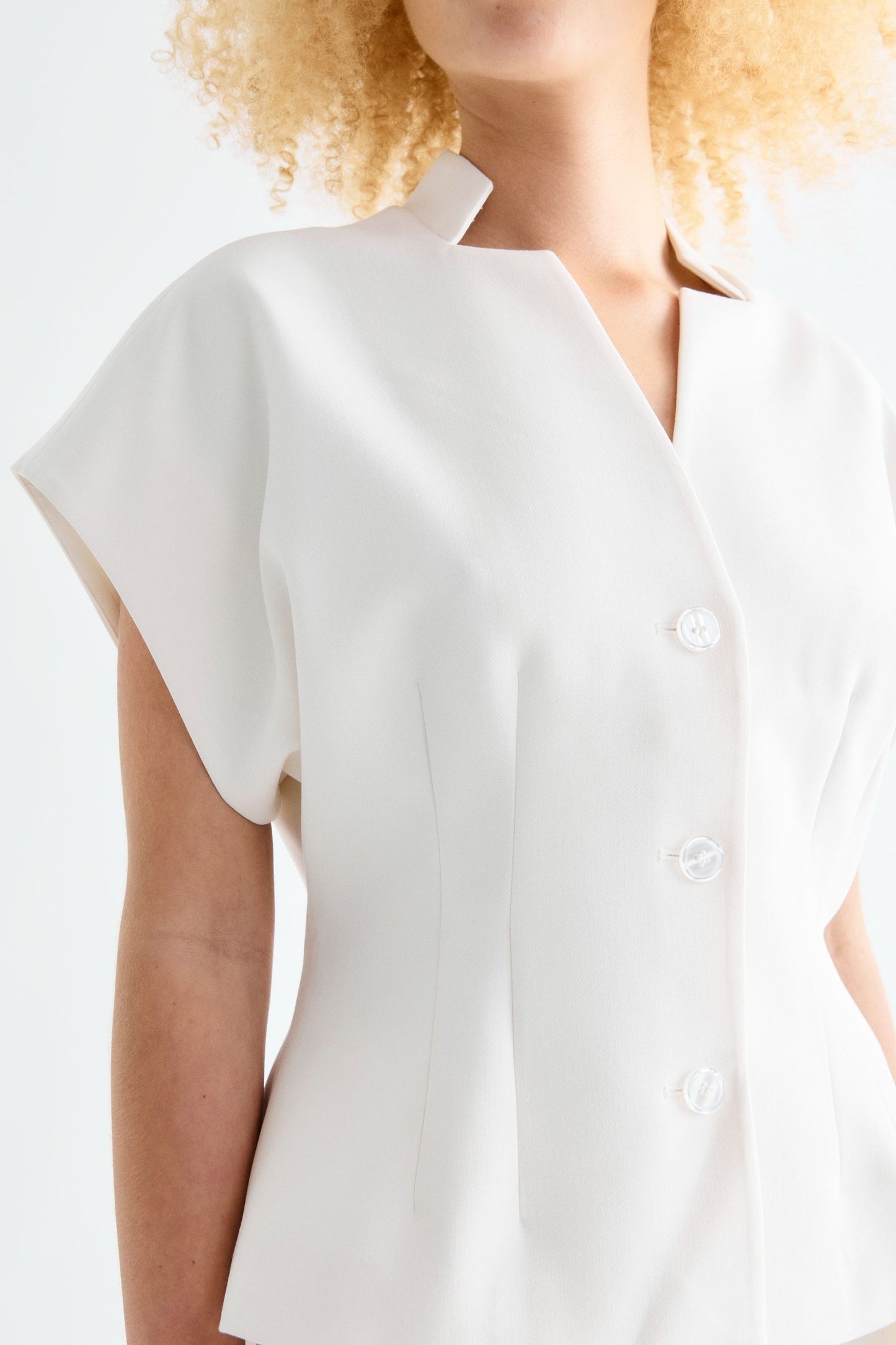 Minju Blouse - Egret