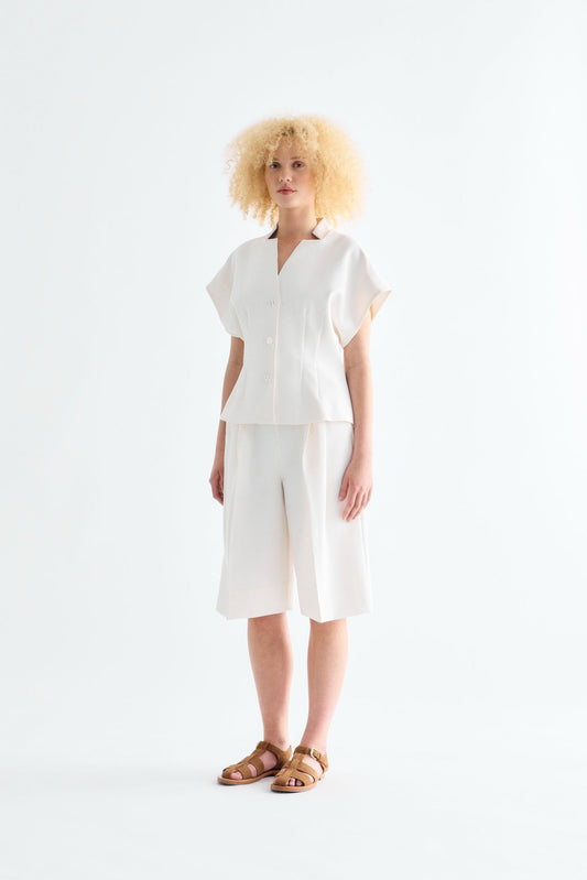 Minju Blouse - Egret