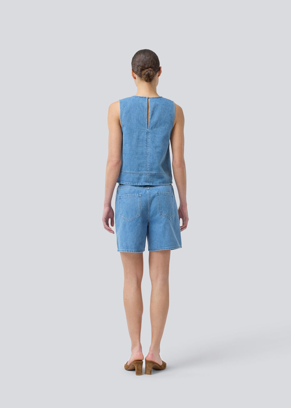 Naomam Top - Vintage Blue