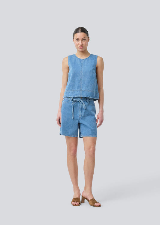 Naomam Top - Vintage Blue