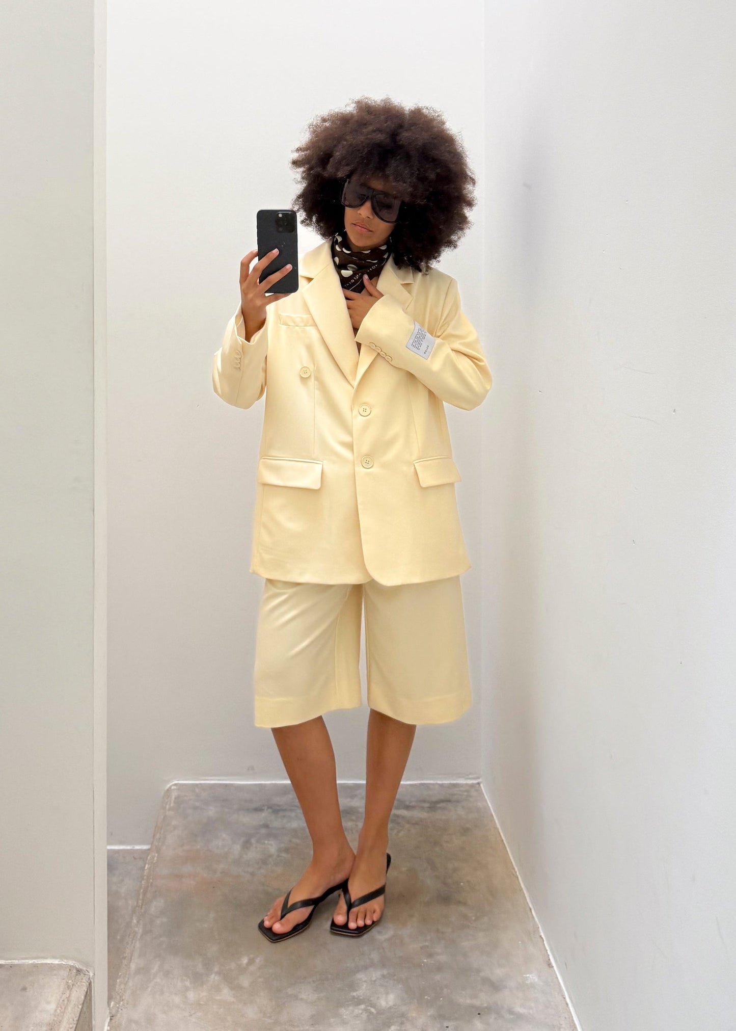 Carli Blazer - Butter Yellow