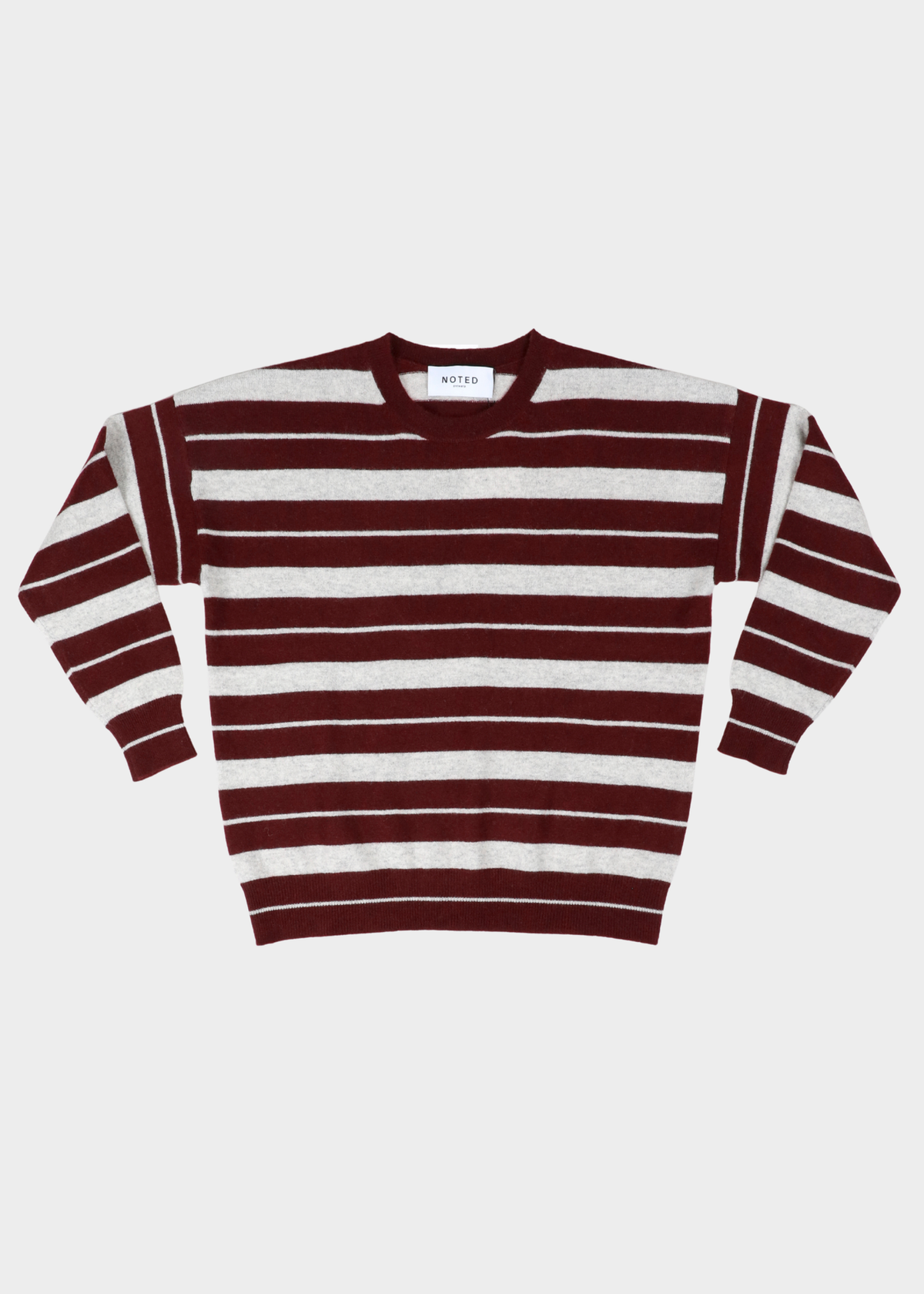 Alexi Knit - Bordeaux/Grey