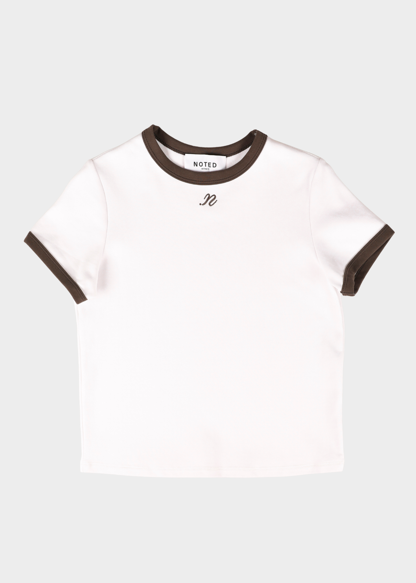 Donni Tee - White/Khaki