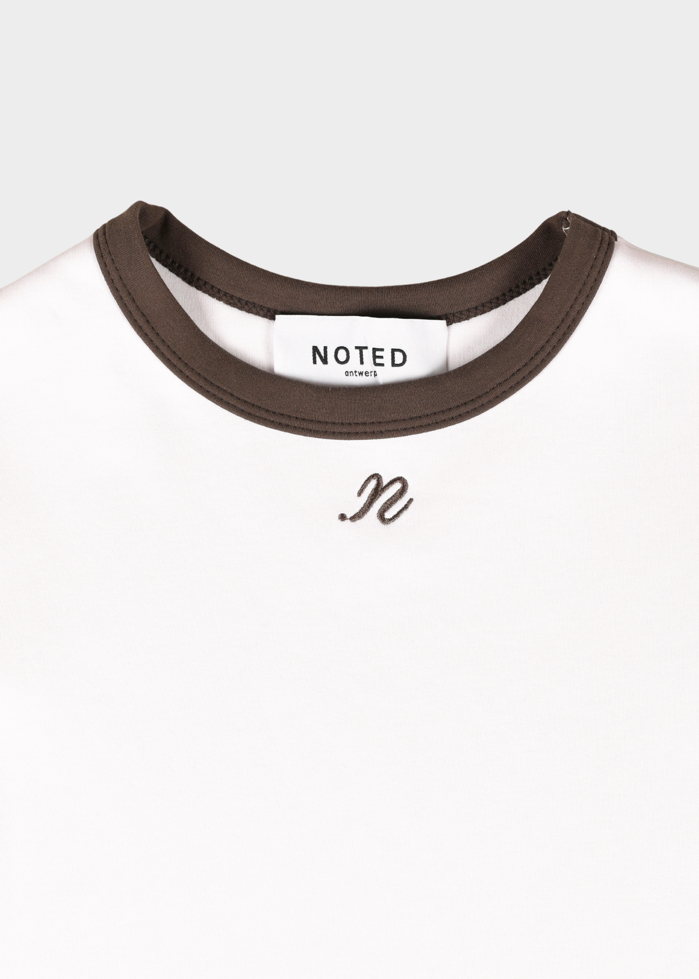 Donni Tee - White/Khaki