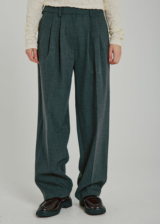 Nala Pants - Dark Grey Melange