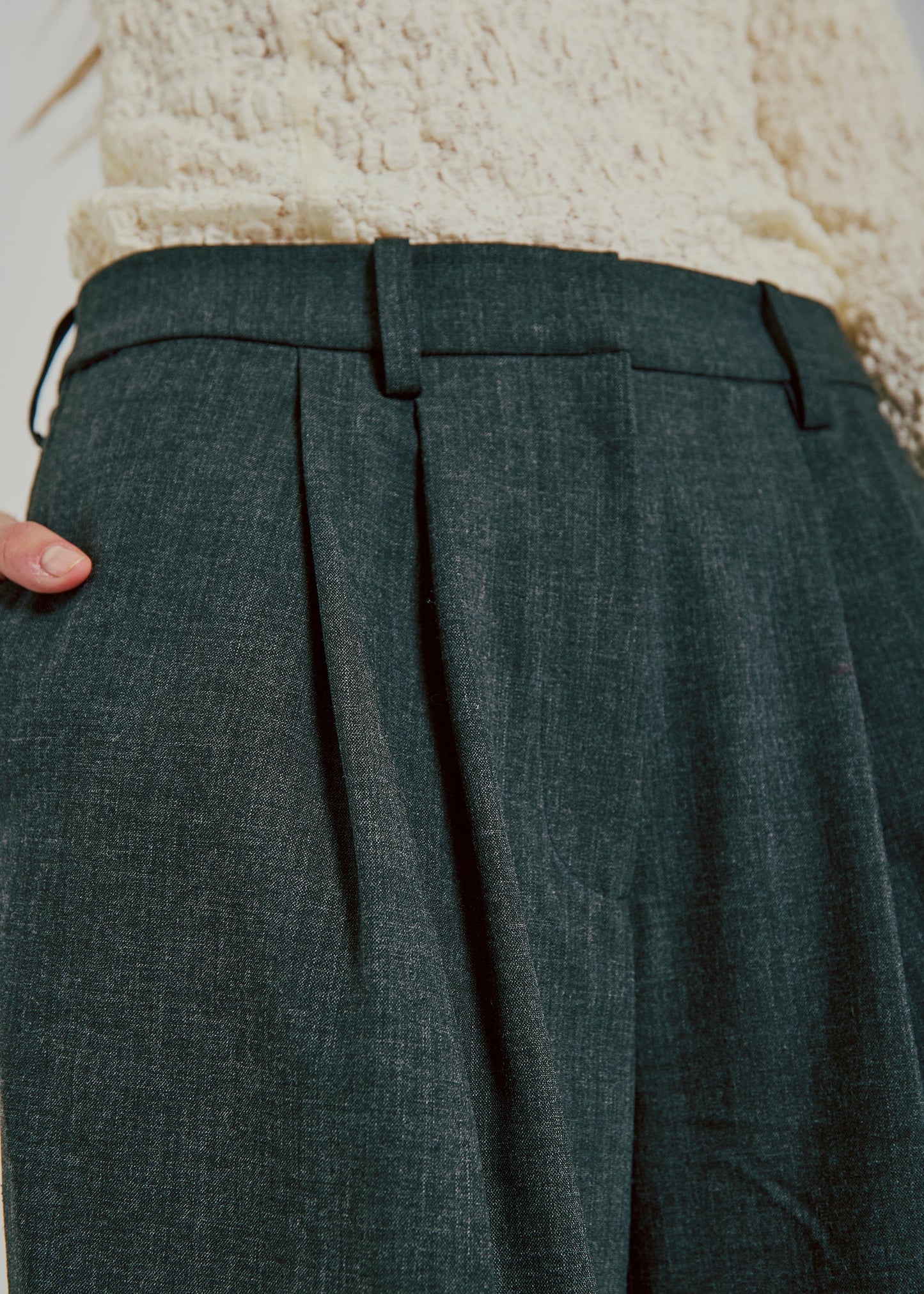 Nala Pants - Dark Grey Melange