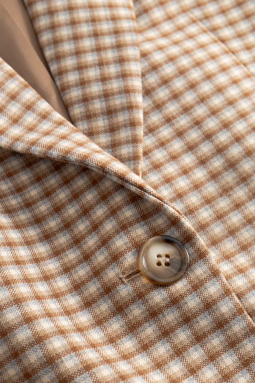 Noomi Blazer - Brown Multi Check