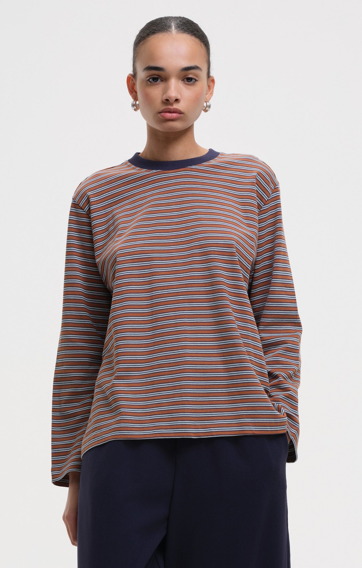Leo Stripe Vincente Lione - Brown