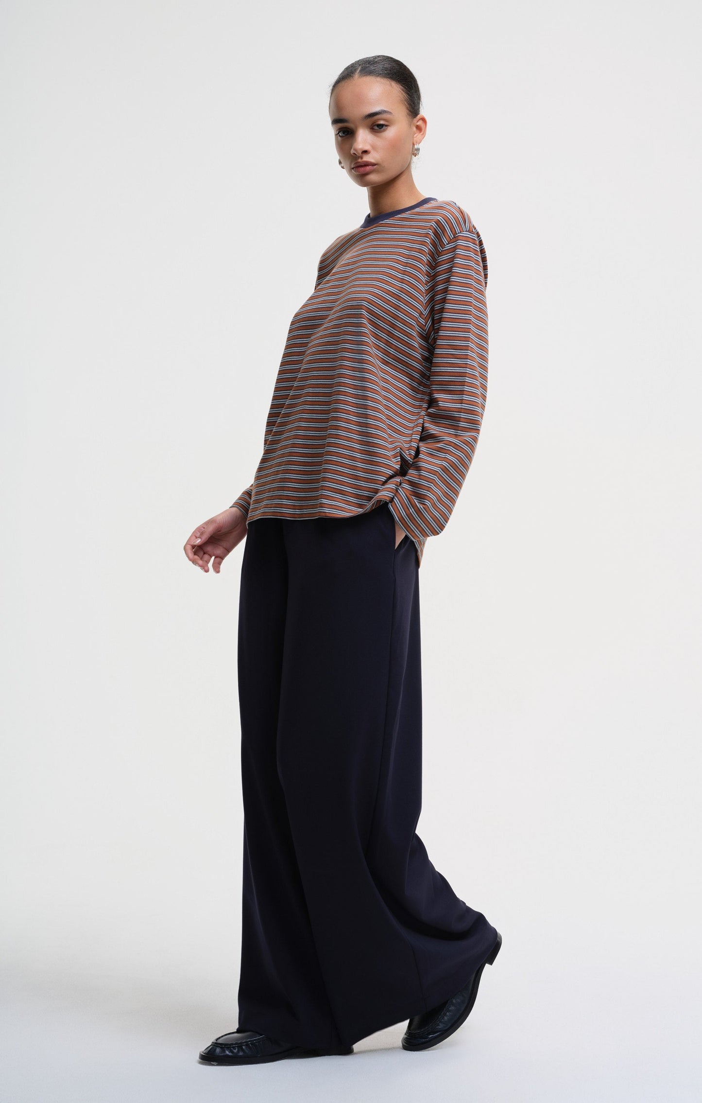 Leo Stripe Vincente Lione - Brown