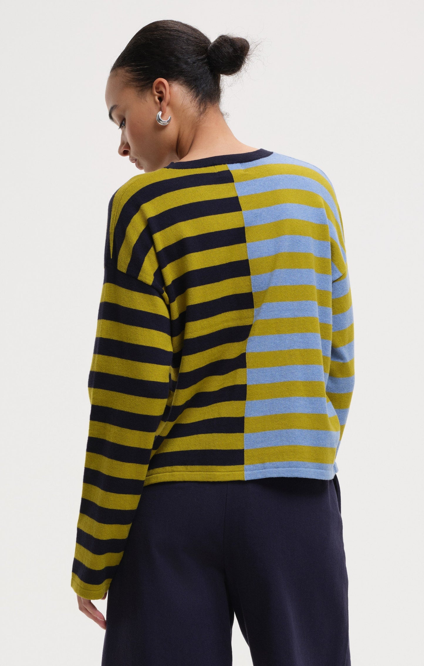 Kira Stripe Nouvella - Blue