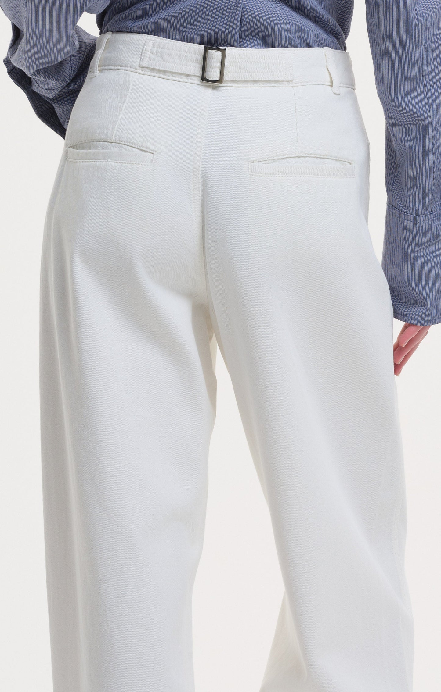 Peggy Barrel Pants - Off White