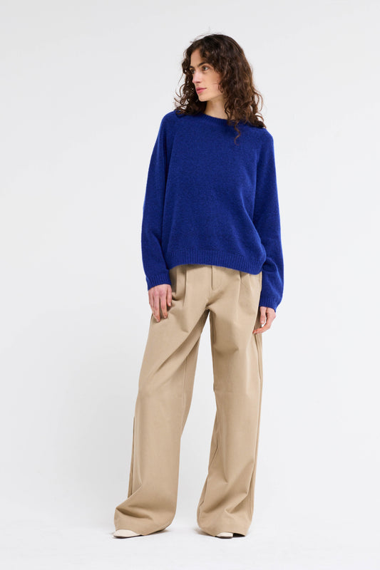 Teddybear Knit - Electric Blue