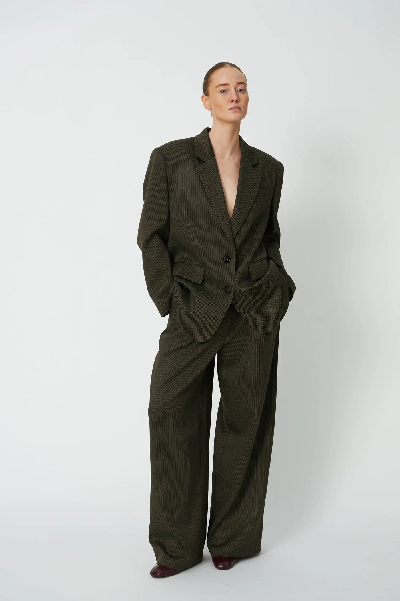 Oversized Blazer - Army