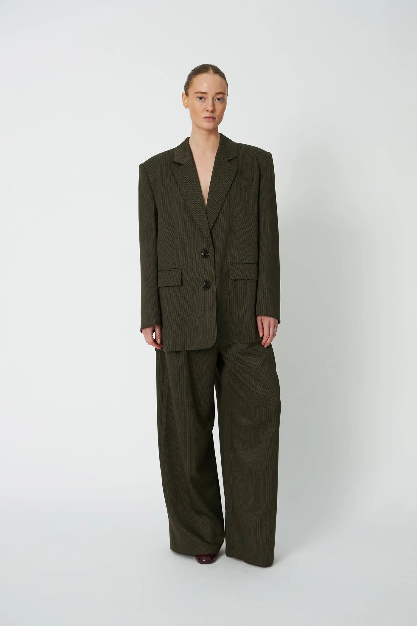 Oversized Blazer - Army