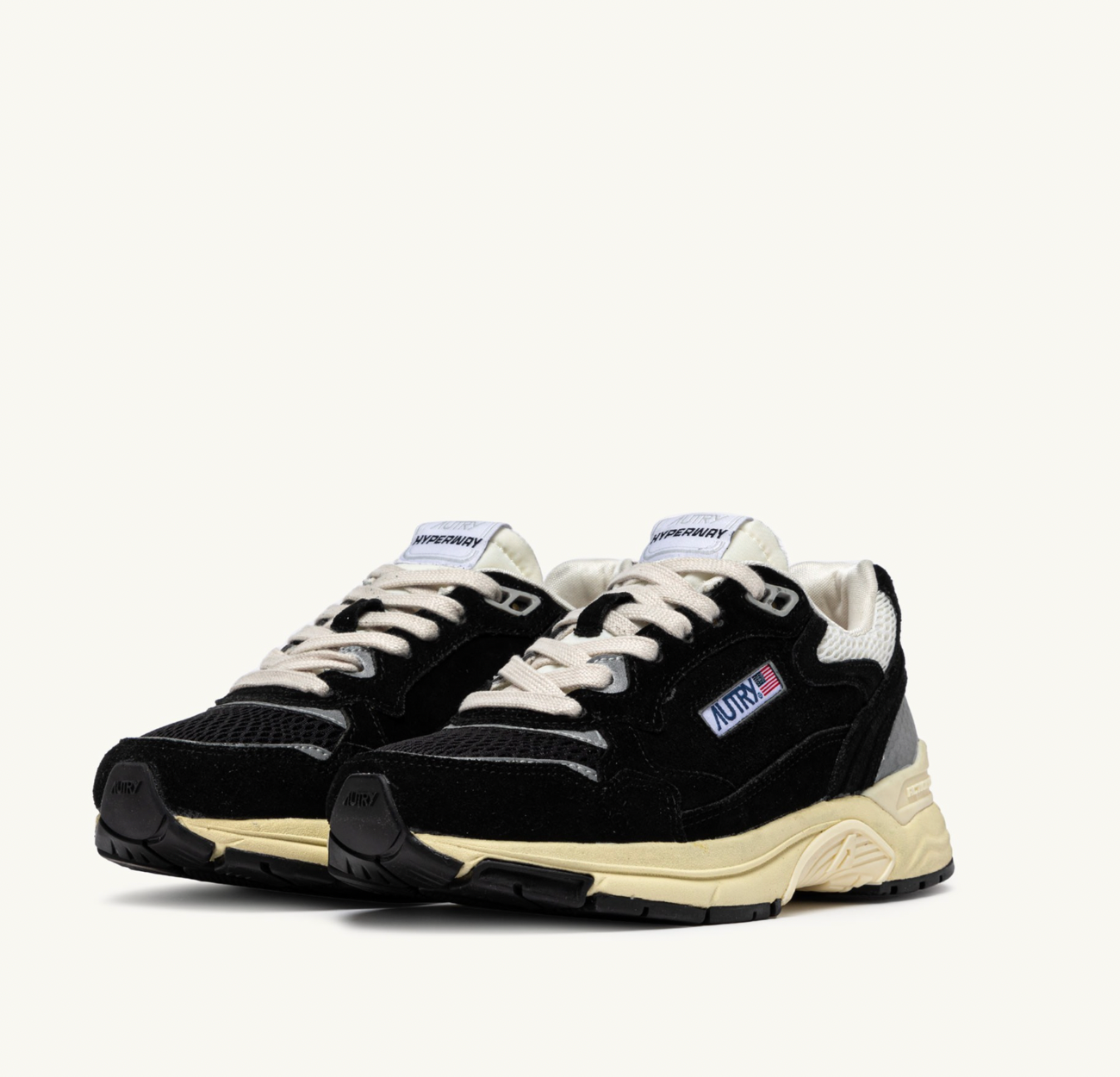 Hyperway UM07 - Suede/Mesh Black/silver
