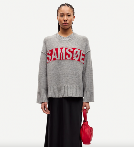 Sakeiku Sweater - Grey Mel.