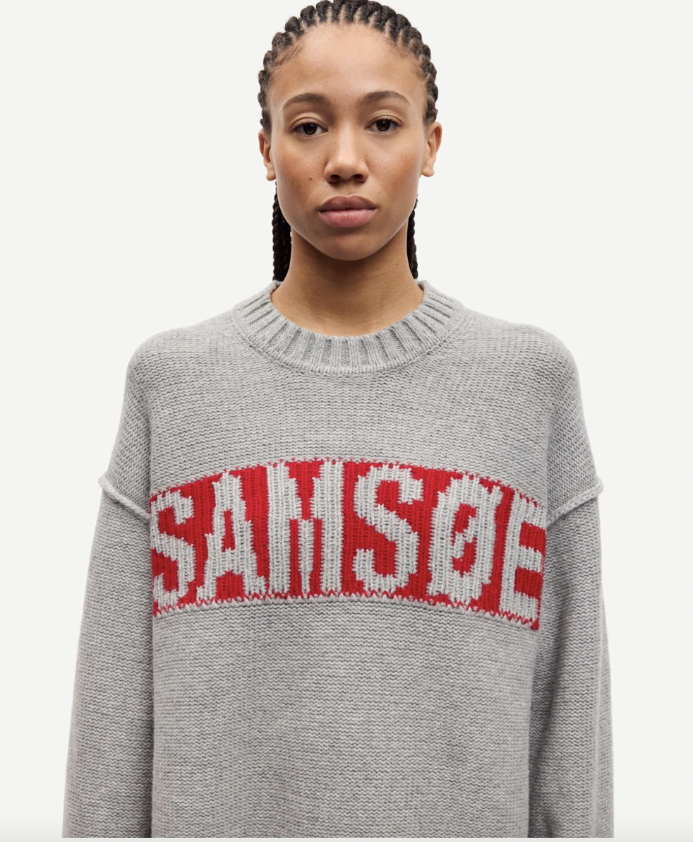 Sakeiku Sweater - Grey Mel.