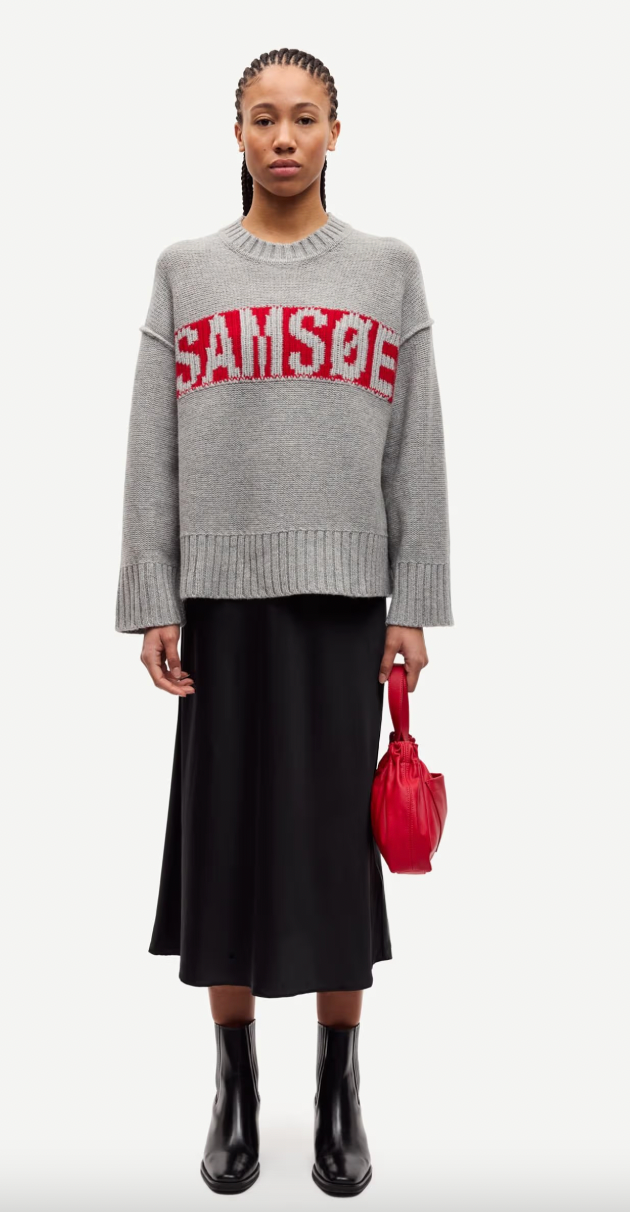 Sakeiku Sweater - Grey Mel.