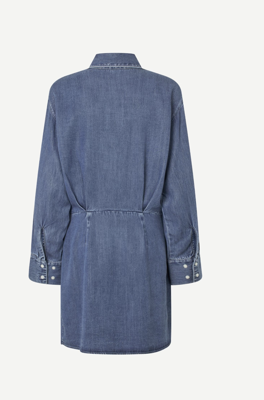 Sasky Dress - Medium Denim