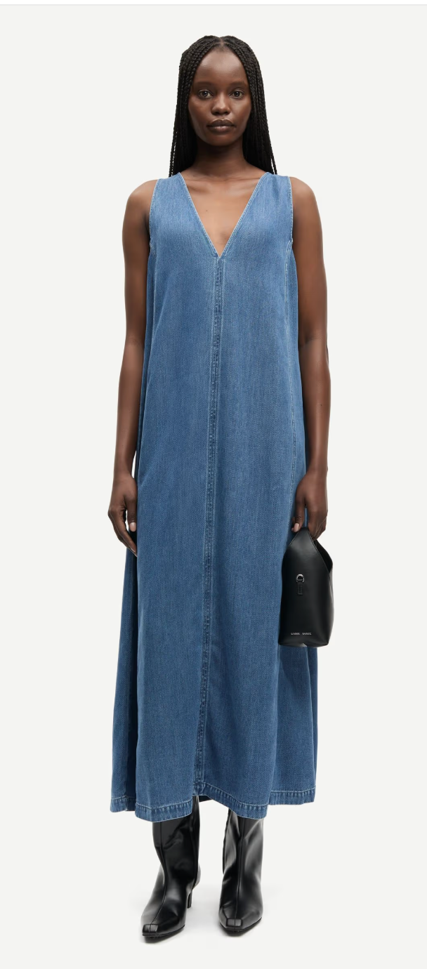 Saskylar Dress - Medium Denim