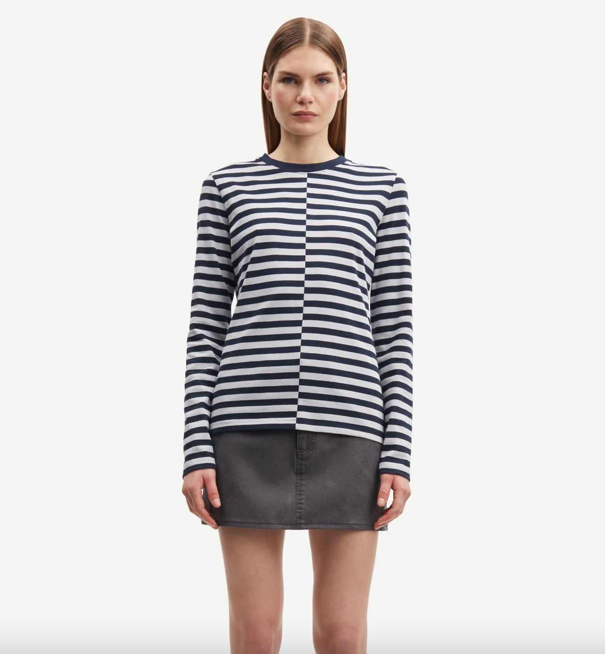 Saavery LS T-Shirt - Salute Pearl