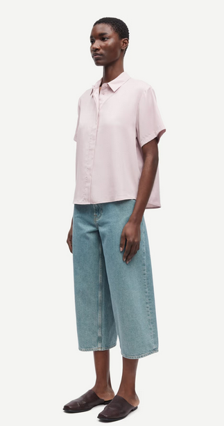 Mina ss Shirt - Violet Ice